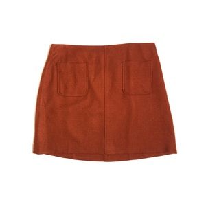 Madewell Museum Patch Pocket Faded Rust Mini Skirt